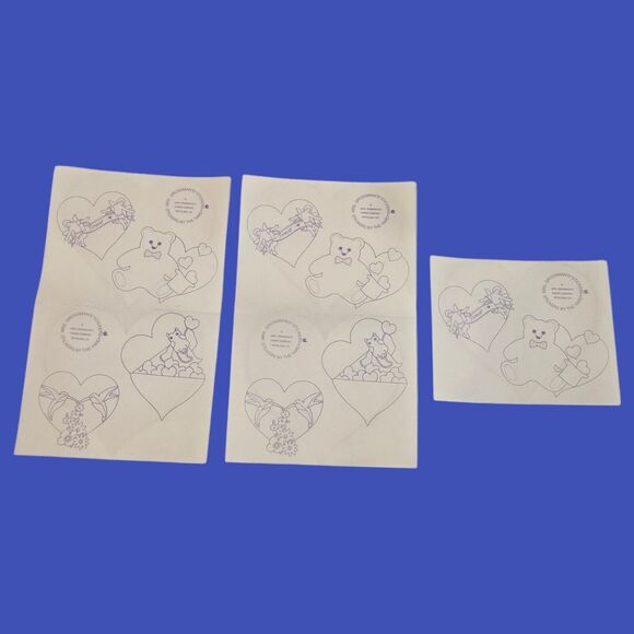 Valentine VTG Sticker Bundle Hallmark Mrs. Grossman's Candy Hearts Cupid Bears - Picture 8 of 15